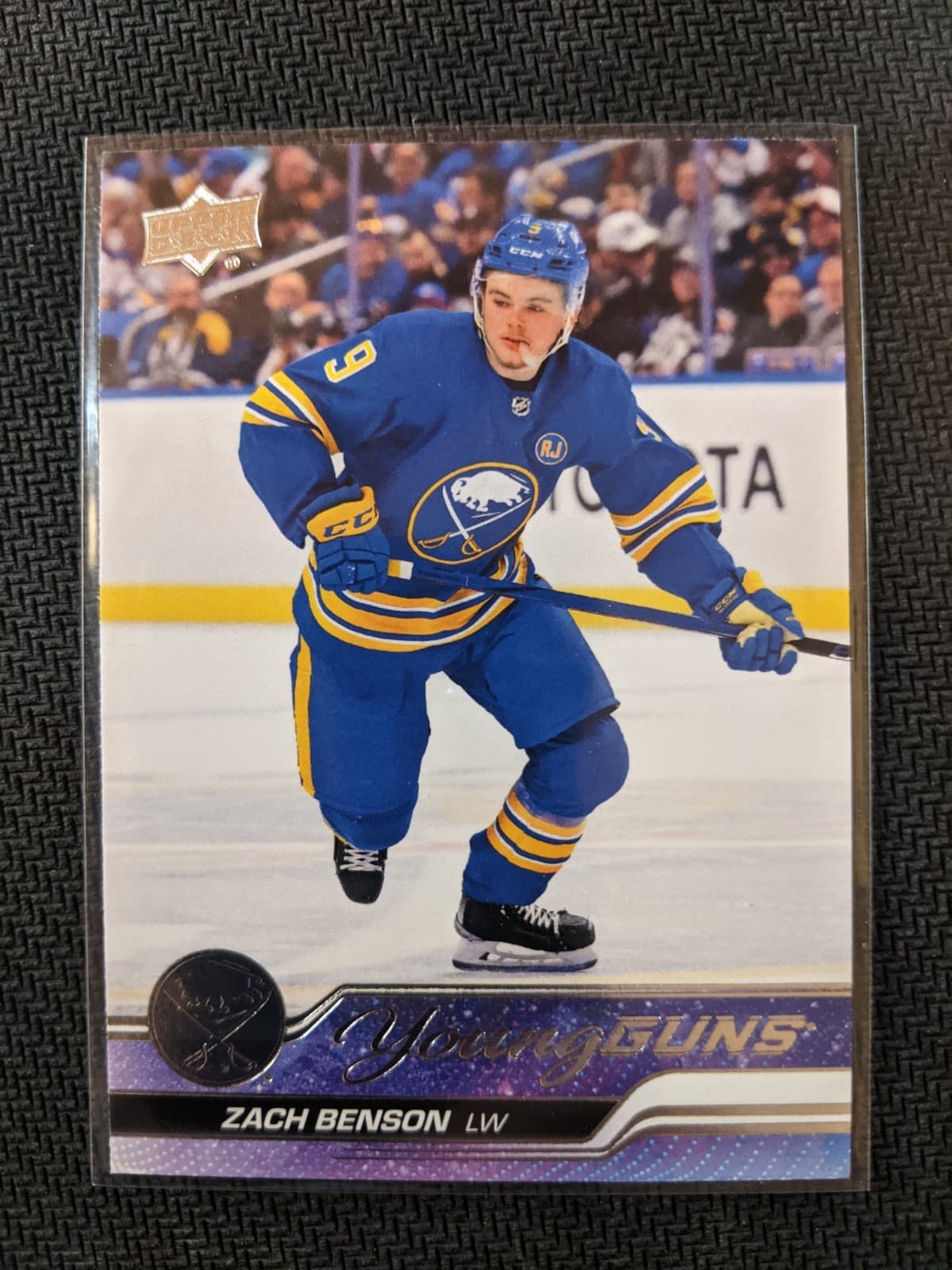 Zach Benson trading card