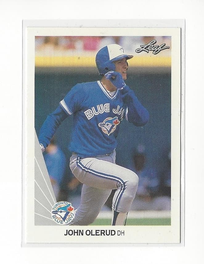 John Olerud Blue 1990 Leaf 1990 Leaf