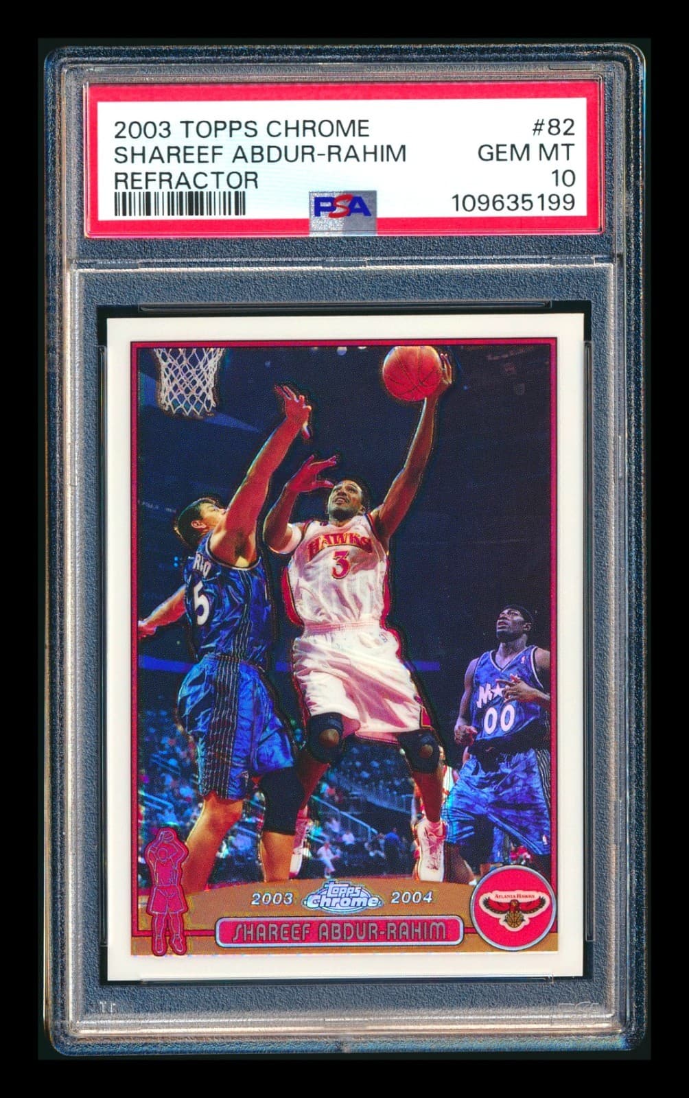 -04 SHAREEF ABDUR-RAHIM ! POP 2003 Topps Chrome 2003 Topps Chrome refractor