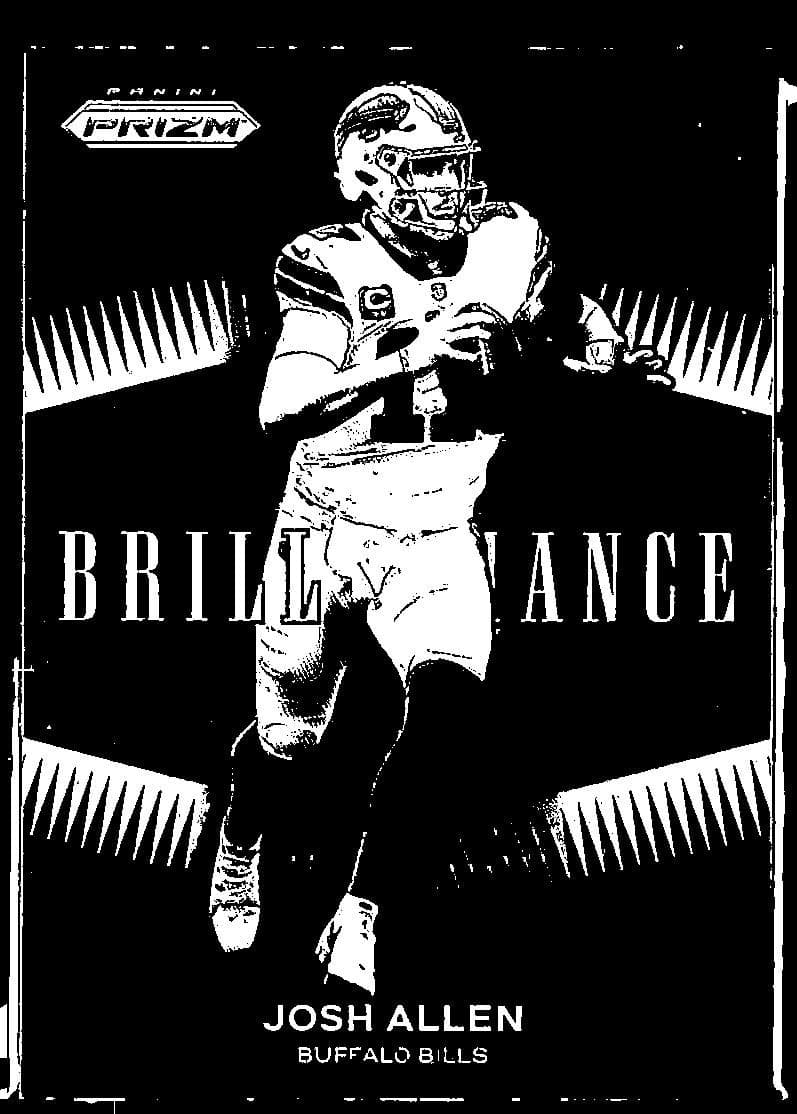 Josh Allen Brilliance 2021 Panini Prizm 2021 Panini Prizm