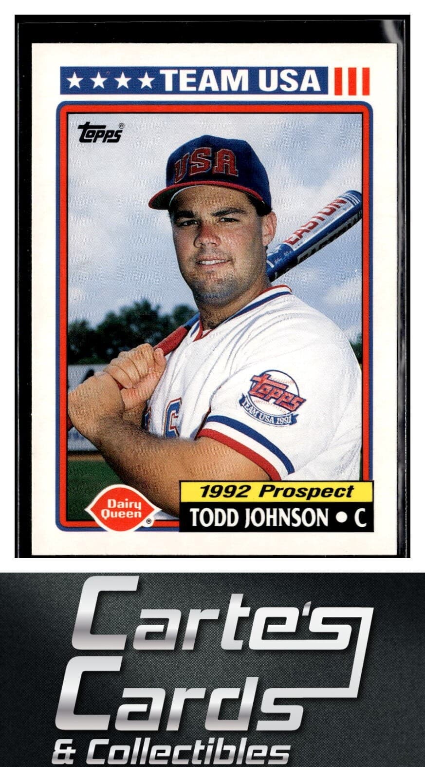 Todd Johnson Dairy 1992 Topps 1992 Topps