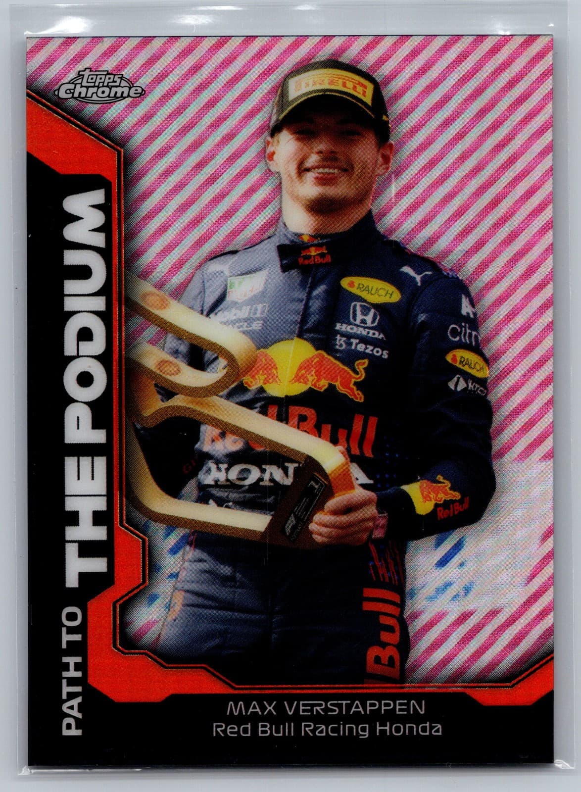 Max Verstappen Path 2021 Topps Chrome