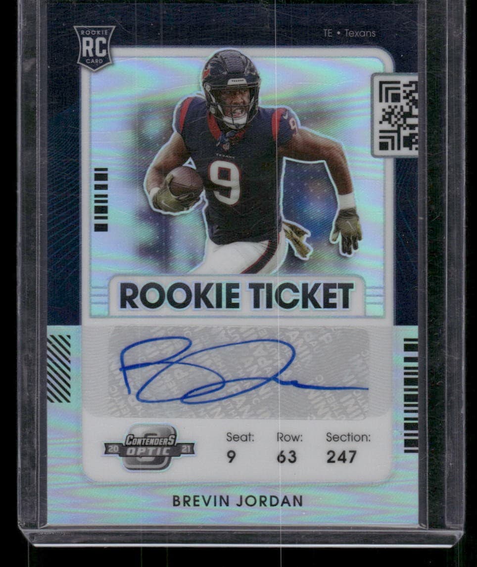 Optic Brevin Jordan 2021 Panini Contenders 2021 Panini Contenders