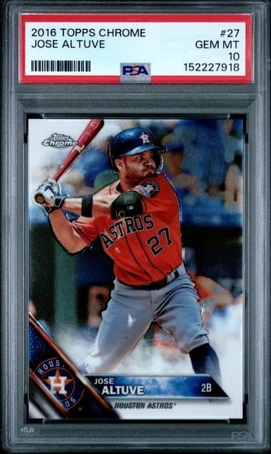 Jose Altuve 2016 Topps Chrome 2016 Topps Chrome