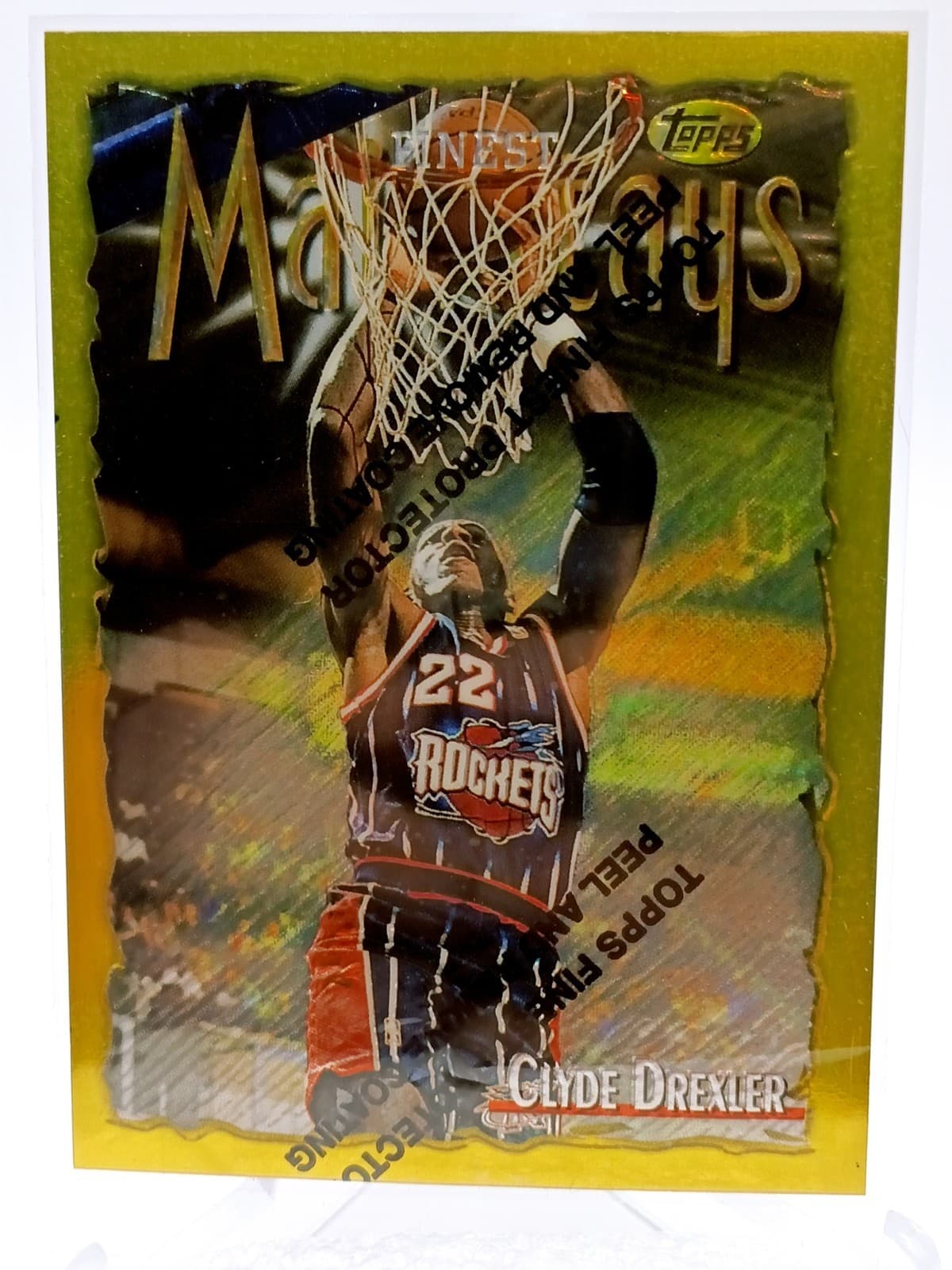 Rare Gold Clyde 1996 Topps Finest 1996 Topps Finest