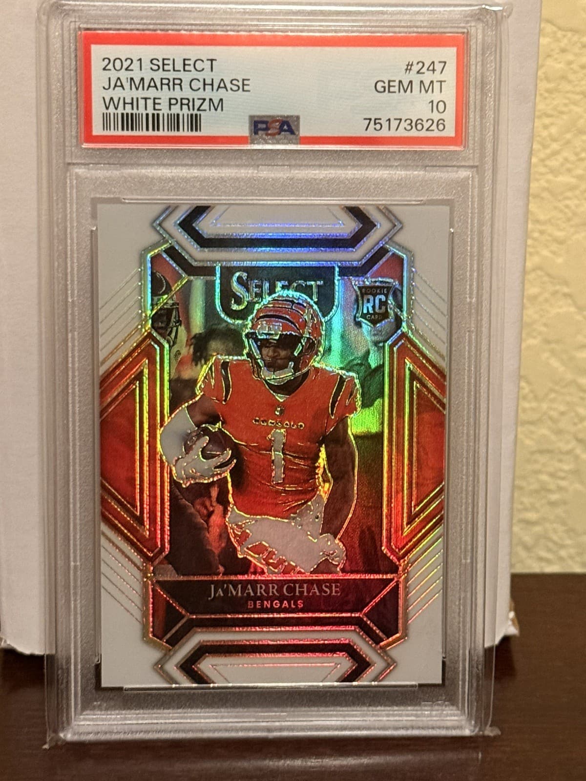 Marr Chase White 2021 Panini Select 2021 Panini Select