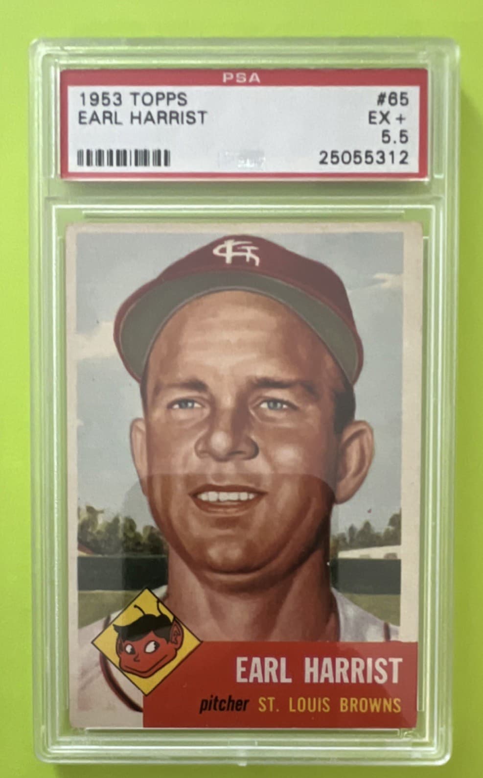 Earl Harrist St 1953 Topps