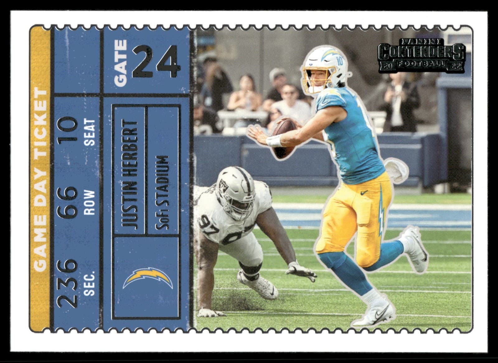 Justin Herbert Los 2022 Panini Contenders 2022 Panini Contenders