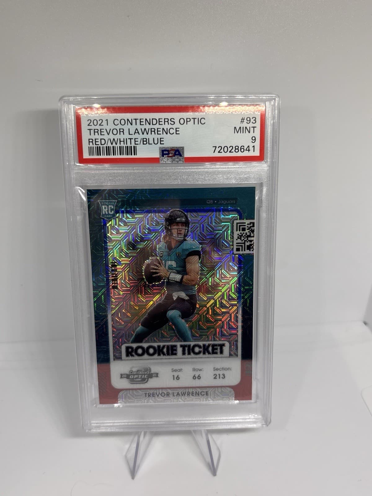 Ticket Trevor Lawrence 2021 Panini Contenders