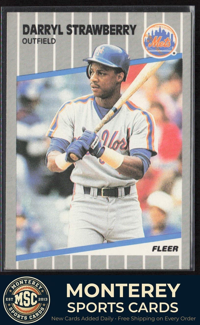 Darryl Strawberry New 1989 Fleer 1989 Fleer