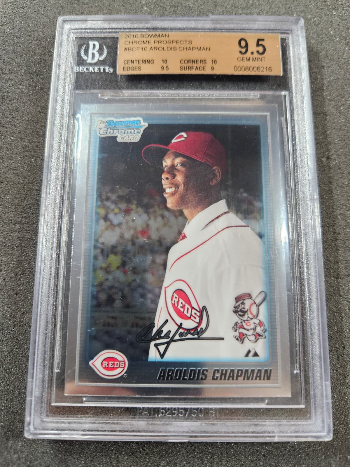 Aroldis Chapman Prospects 2010 Bowman Chrome 2010 Bowman Chrome
