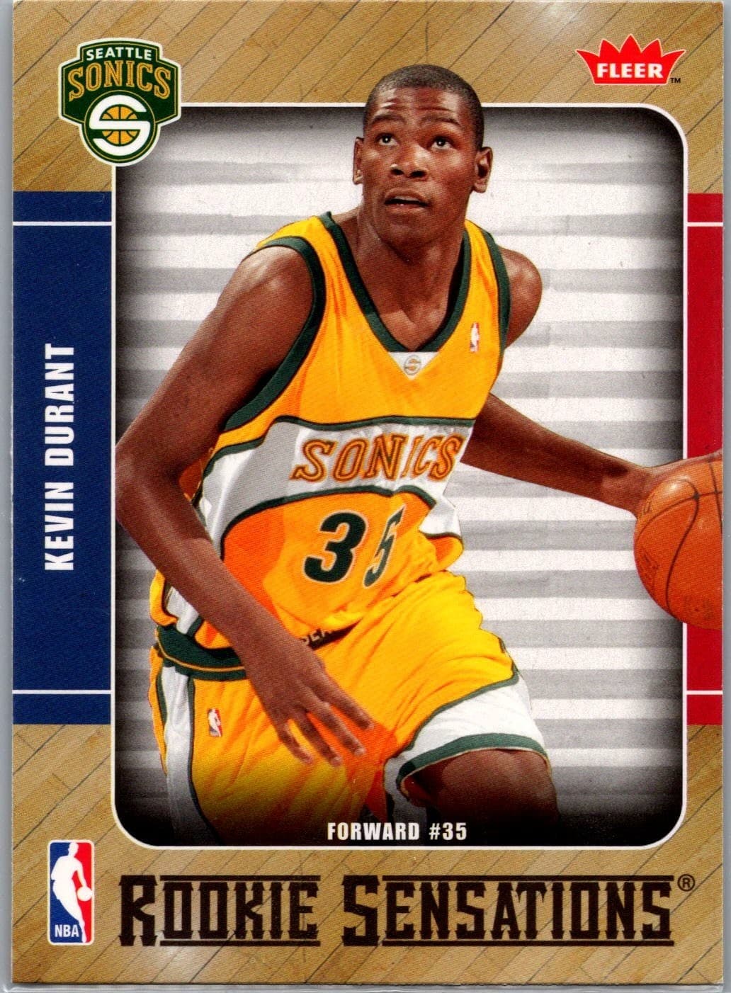 Sensations Kevin Durant 2007 Fleer 2007 Fleer
