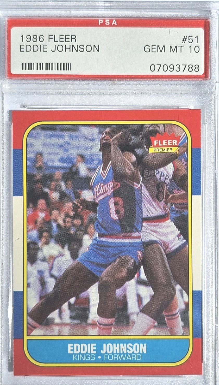 Basketball Eddie Johnson 1986 Fleer 1986 Fleer