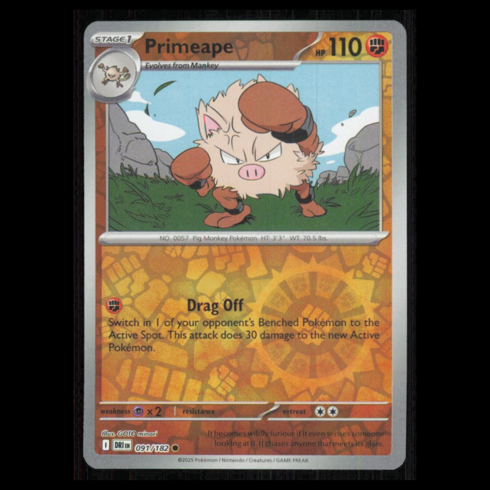 Primeape Scarlet 2025 Unknown 2025 Unknown
