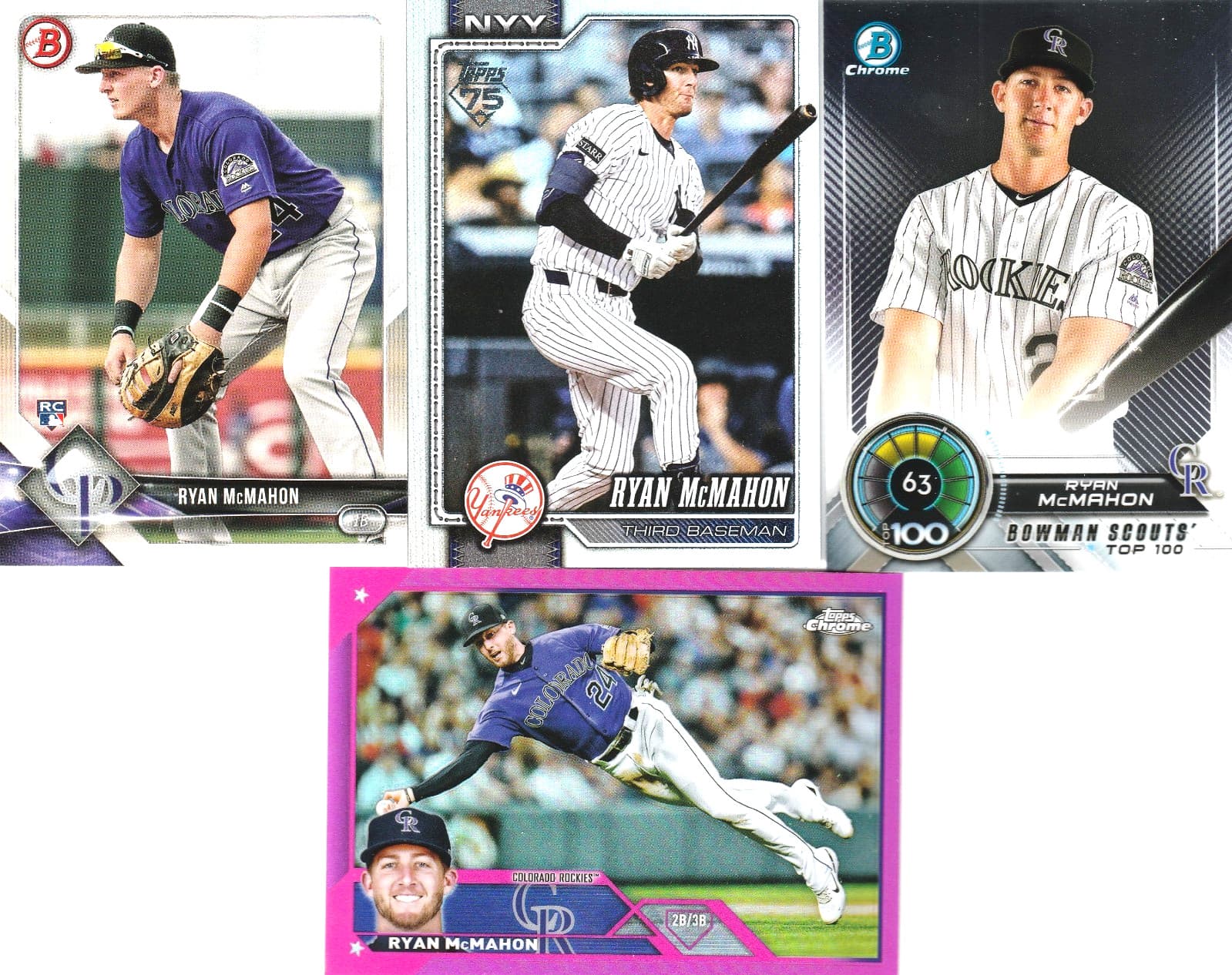 Ryan Mc 2018 Bowman 2018 Bowman foil-pink