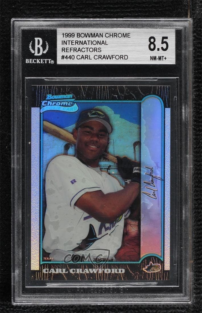 Carl Crawford trading card