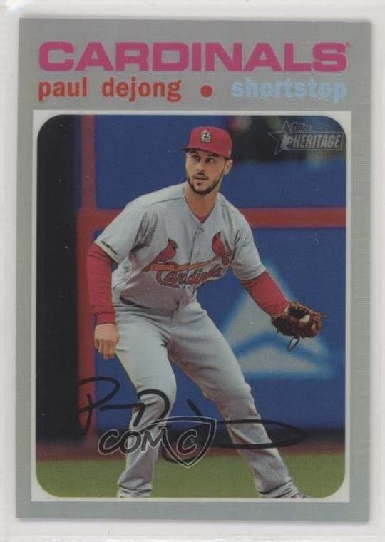 Paul De 2020 Topps Heritage 2020 Topps Heritage refractor