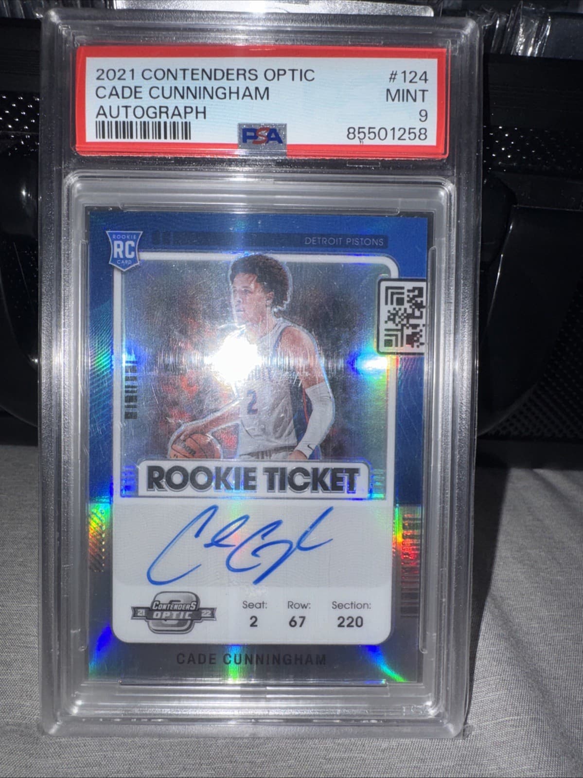 Ticket Cade Cunningham 2021 Panini Contenders 2021 Panini Contenders