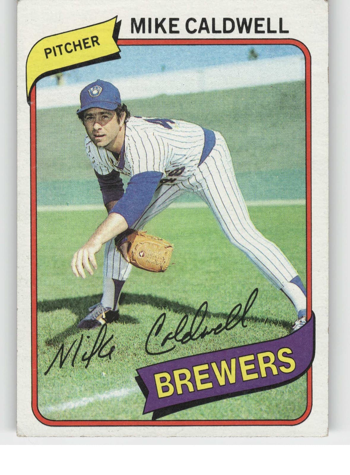MIKE CALDWELL EX 1980 Topps 1980 Topps