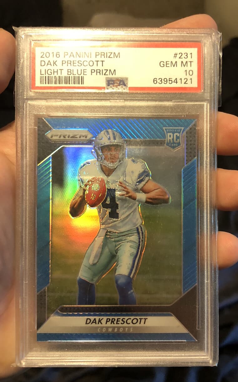 Dak Prescott Light 2016 Panini Prizm