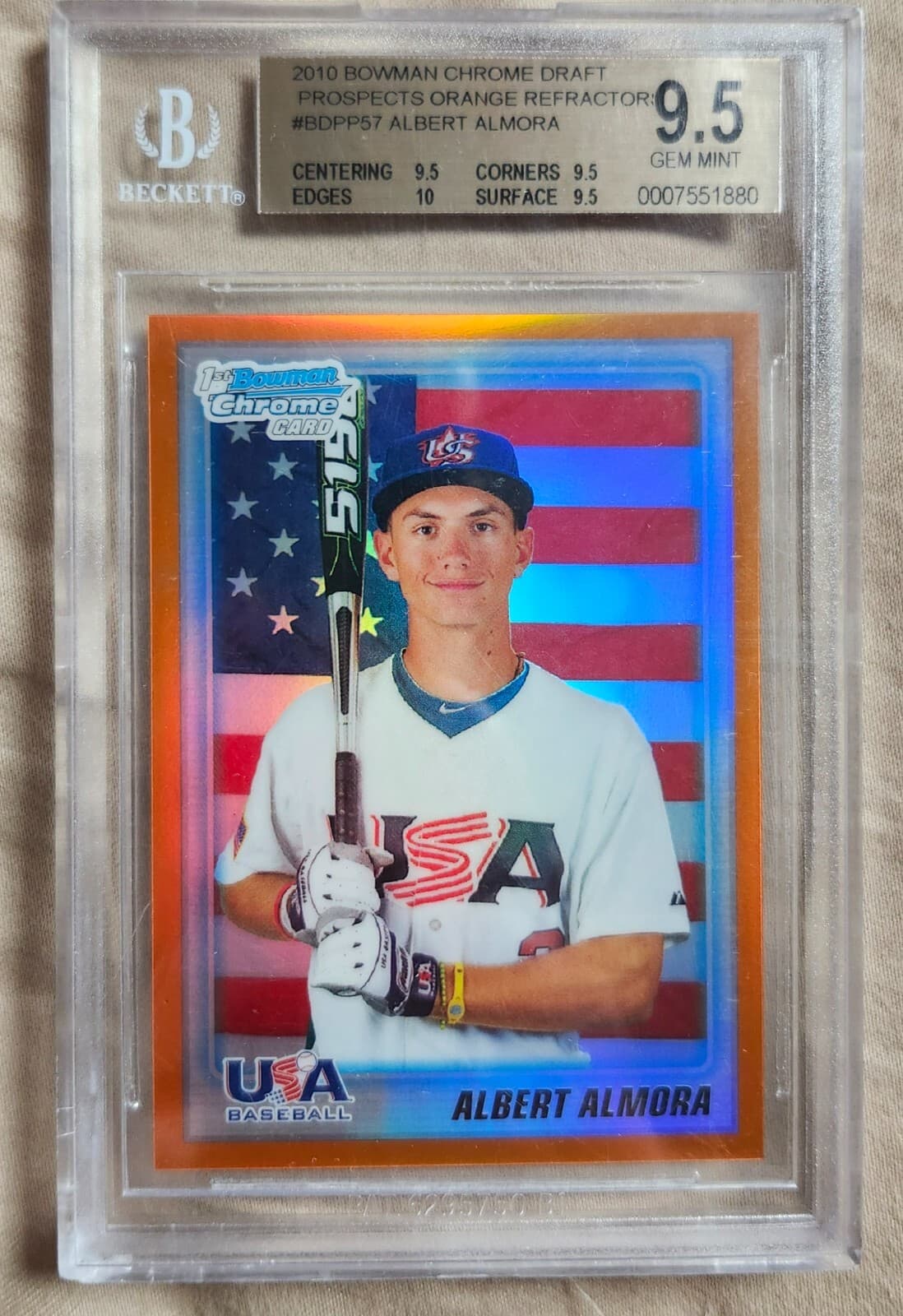 Draft Prospects Orange 2010 Bowman Chrome