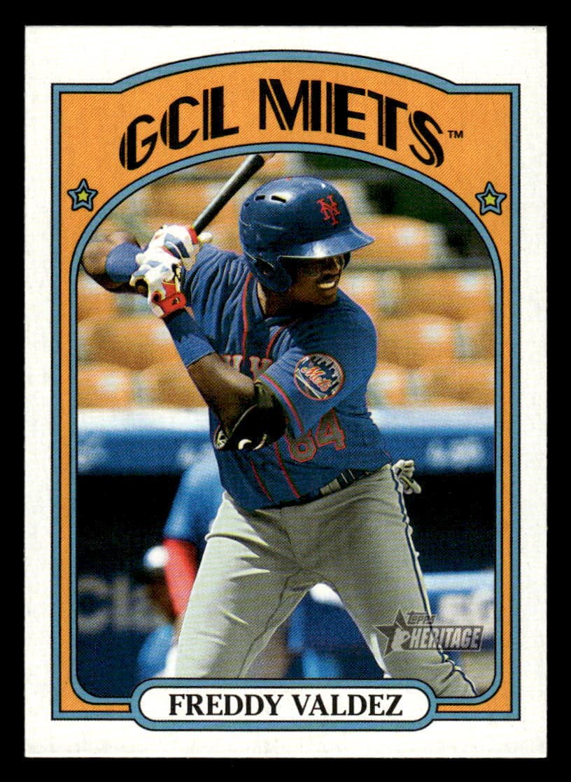 Minor League Freddy 2021 Topps Heritage 2021 Topps Heritage