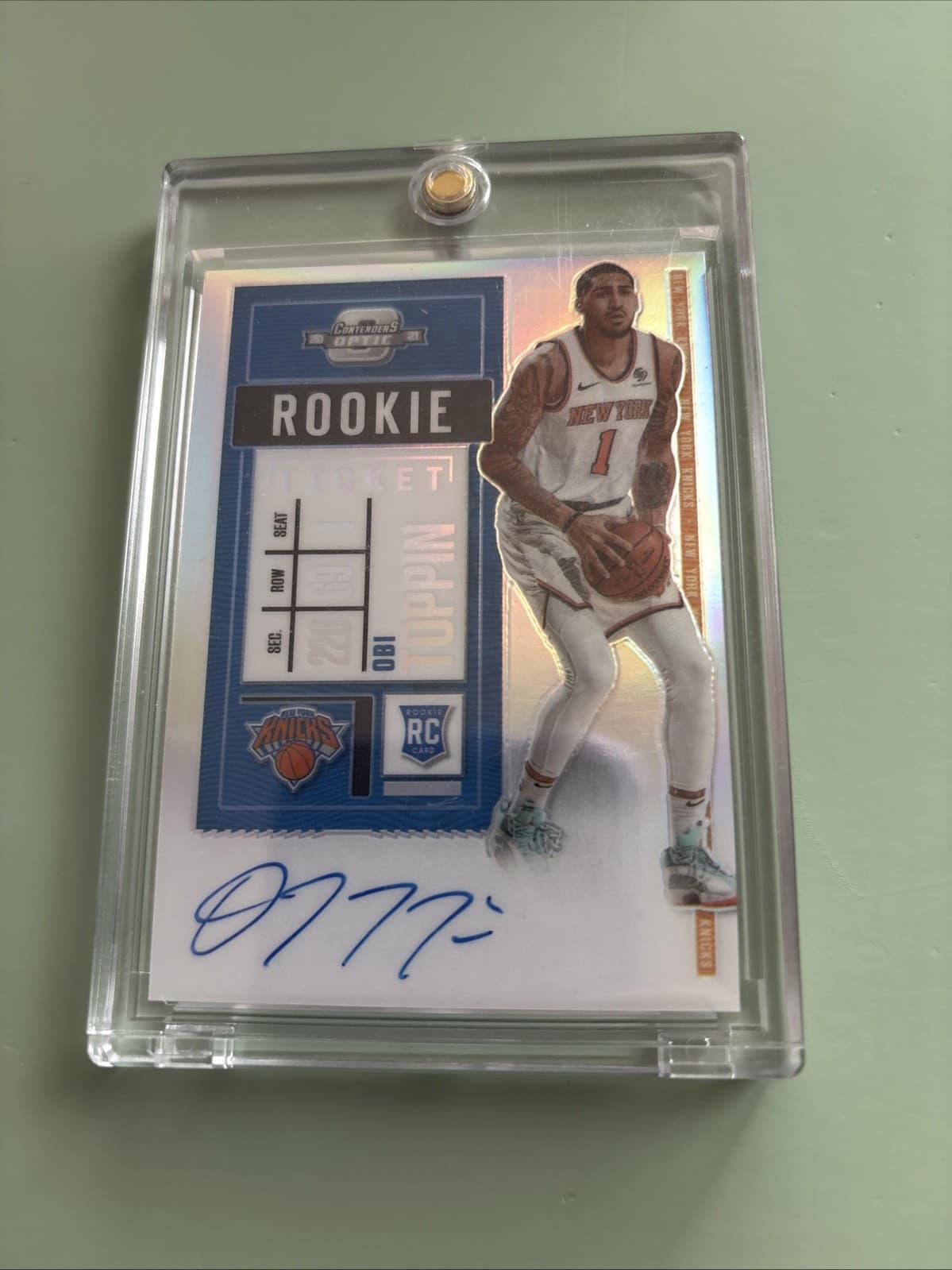 Ticket Obi Toppin 2020 Panini Contenders 2020 Panini Contenders