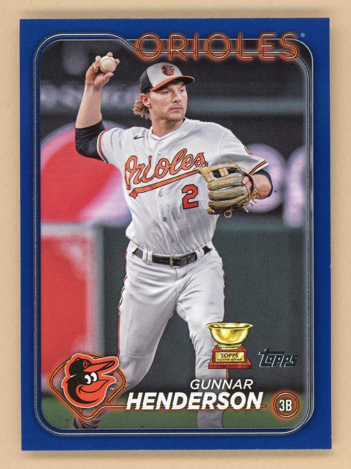 Gunnar Henderson 2024 Topps 2024 Topps blue