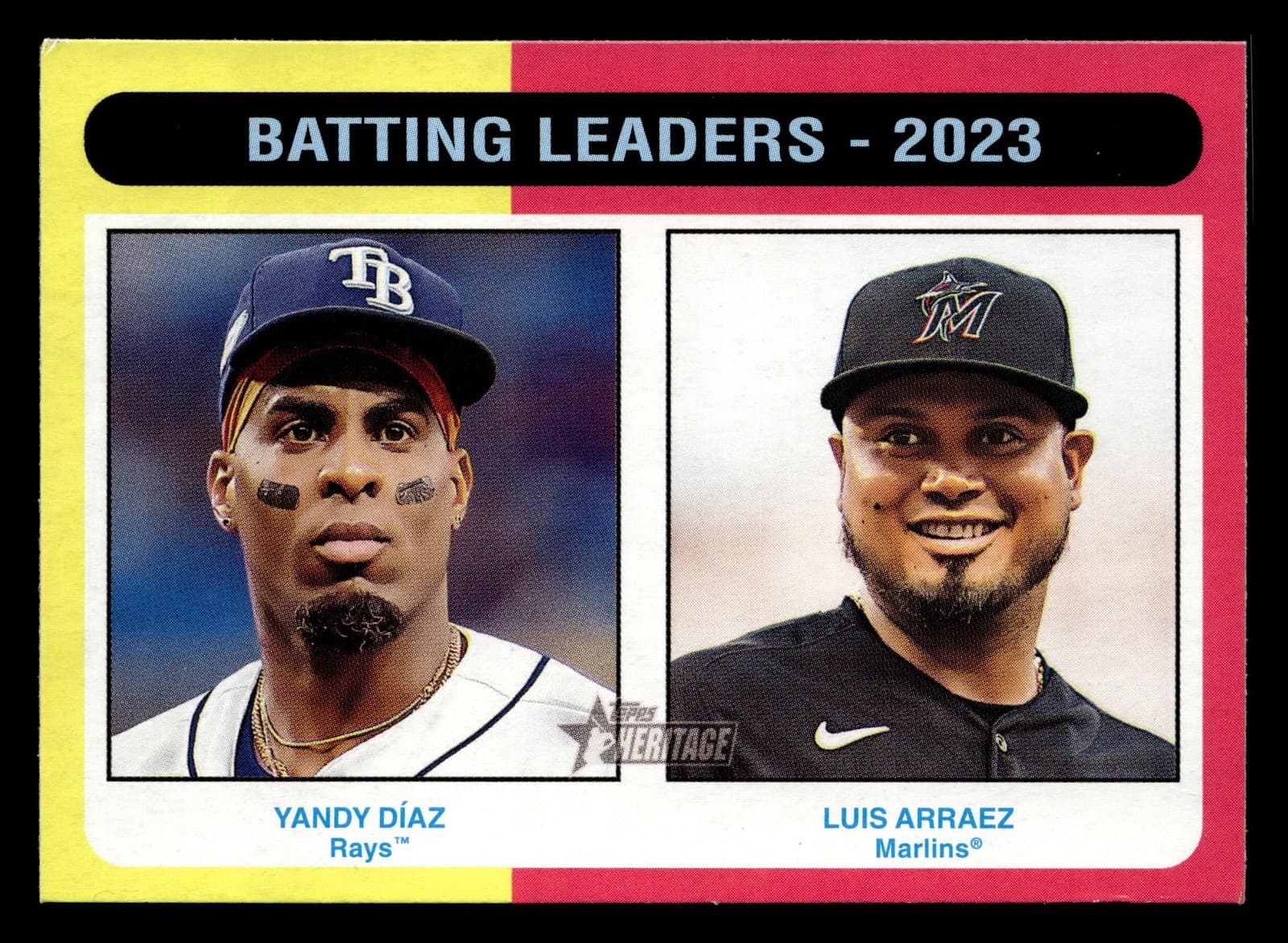 Batting Leaders 2023 Topps Heritage 2023 Topps Heritage