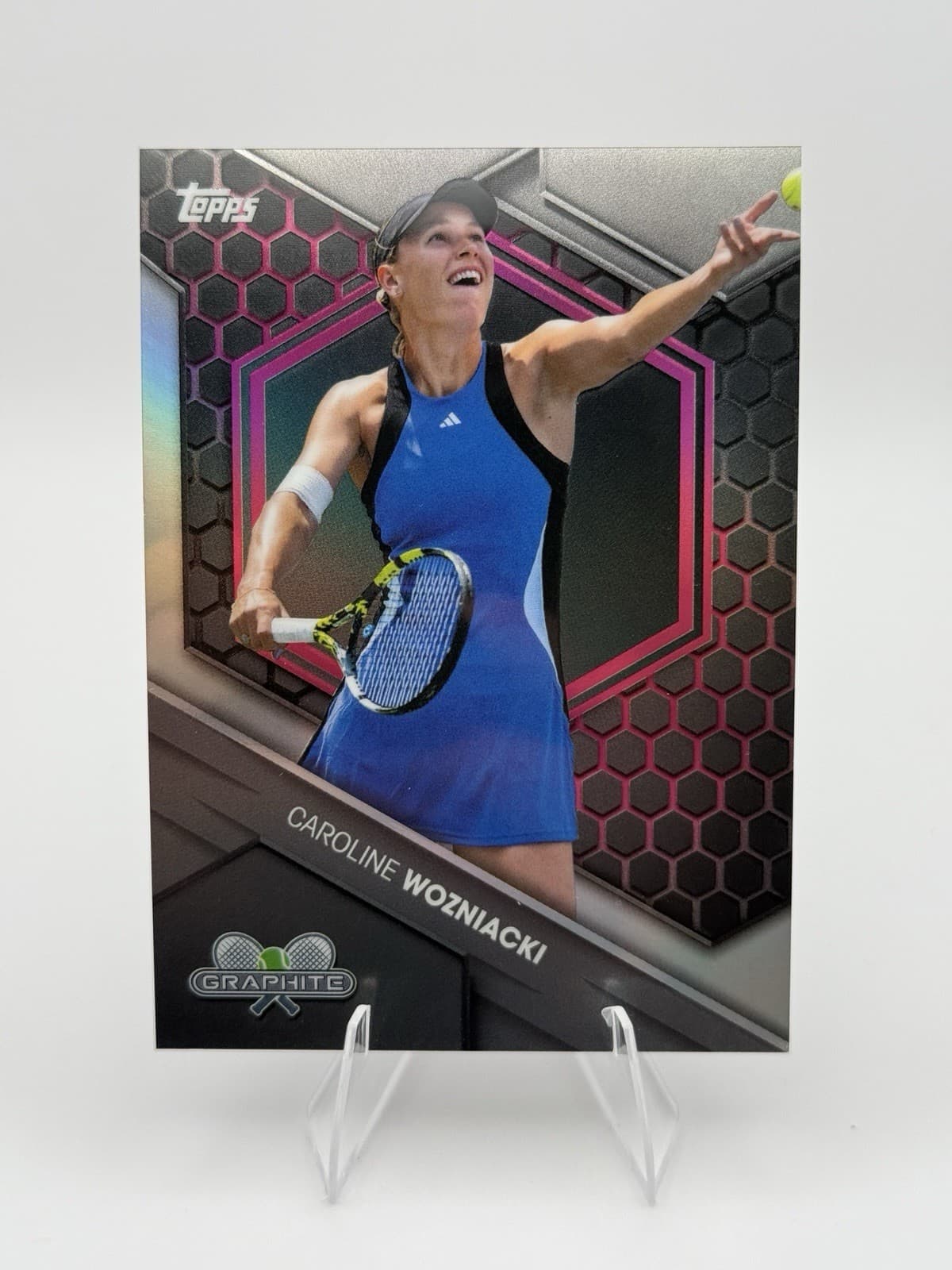 Caroline Wozniacki 2026 Topps 2026 Topps pink-refractor