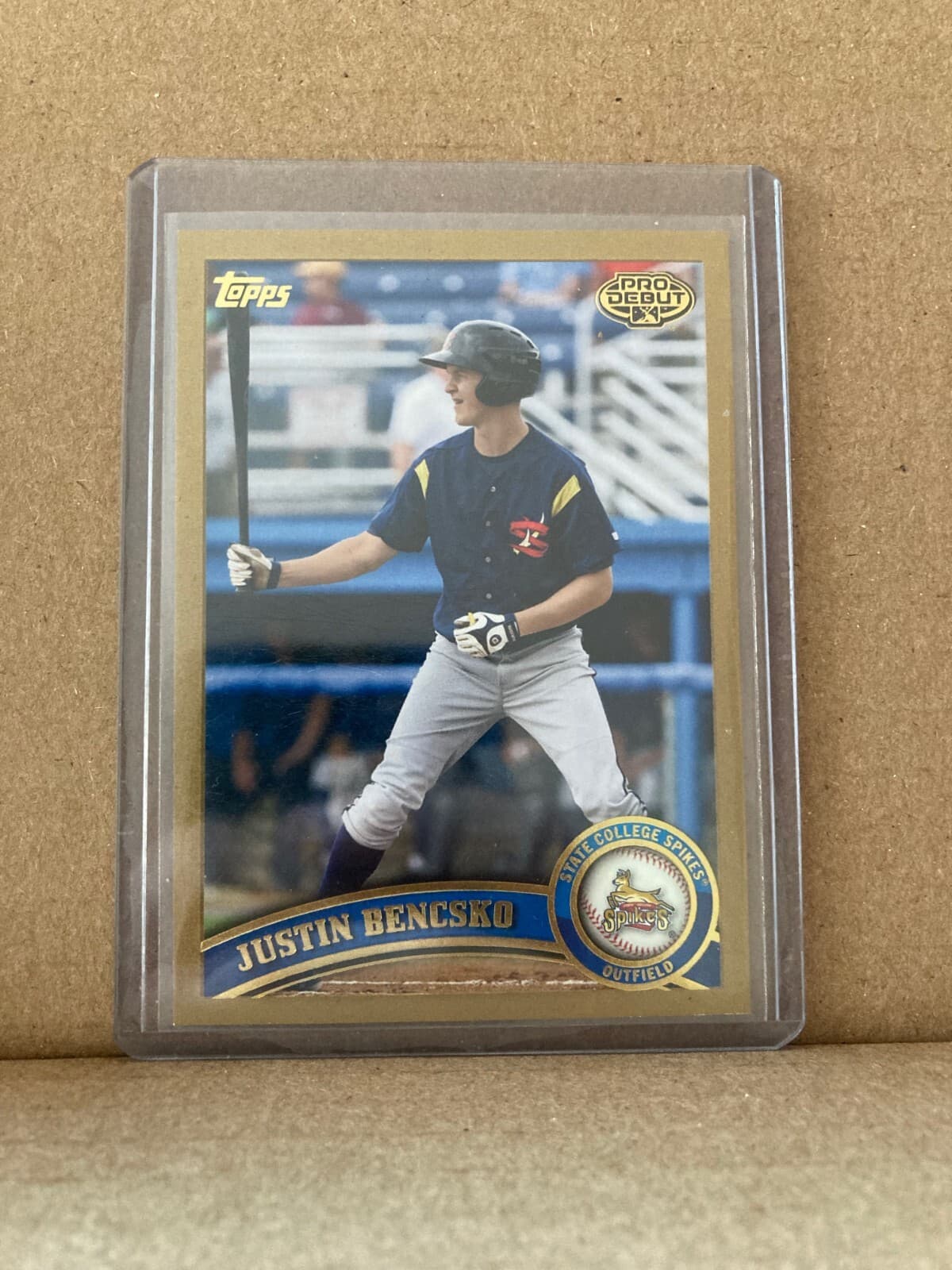 Justin Bencsko Pro 2011 Topps 2011 Topps gold
