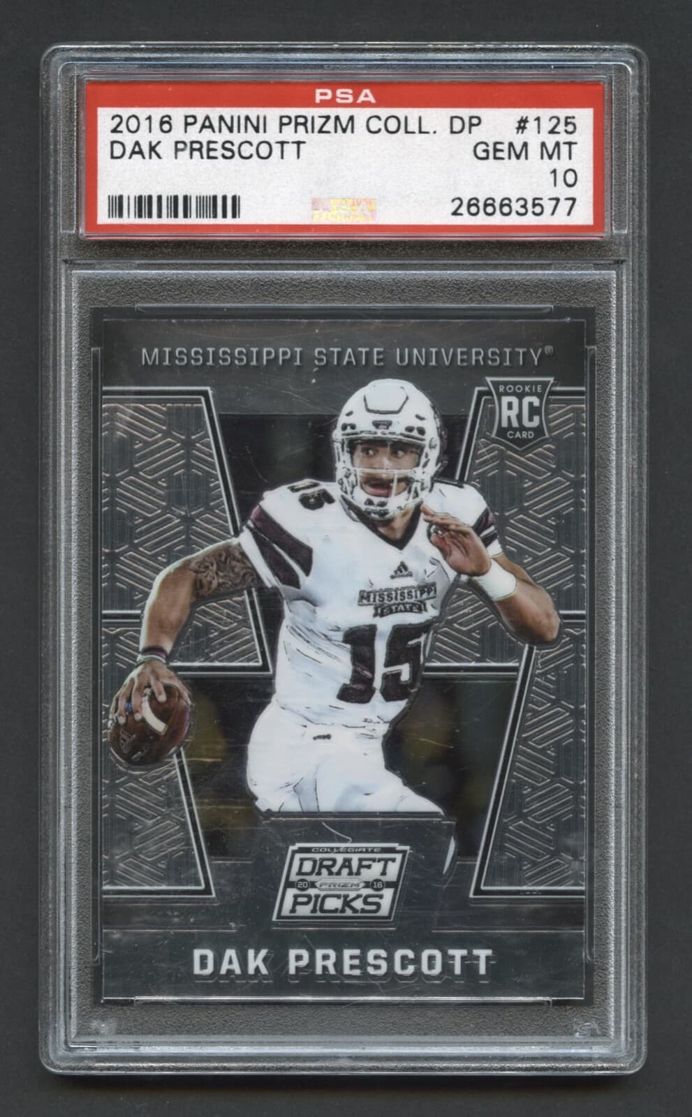DAK PRESCOTT -MT DALLAS COWBOY 2016 Panini Prizm