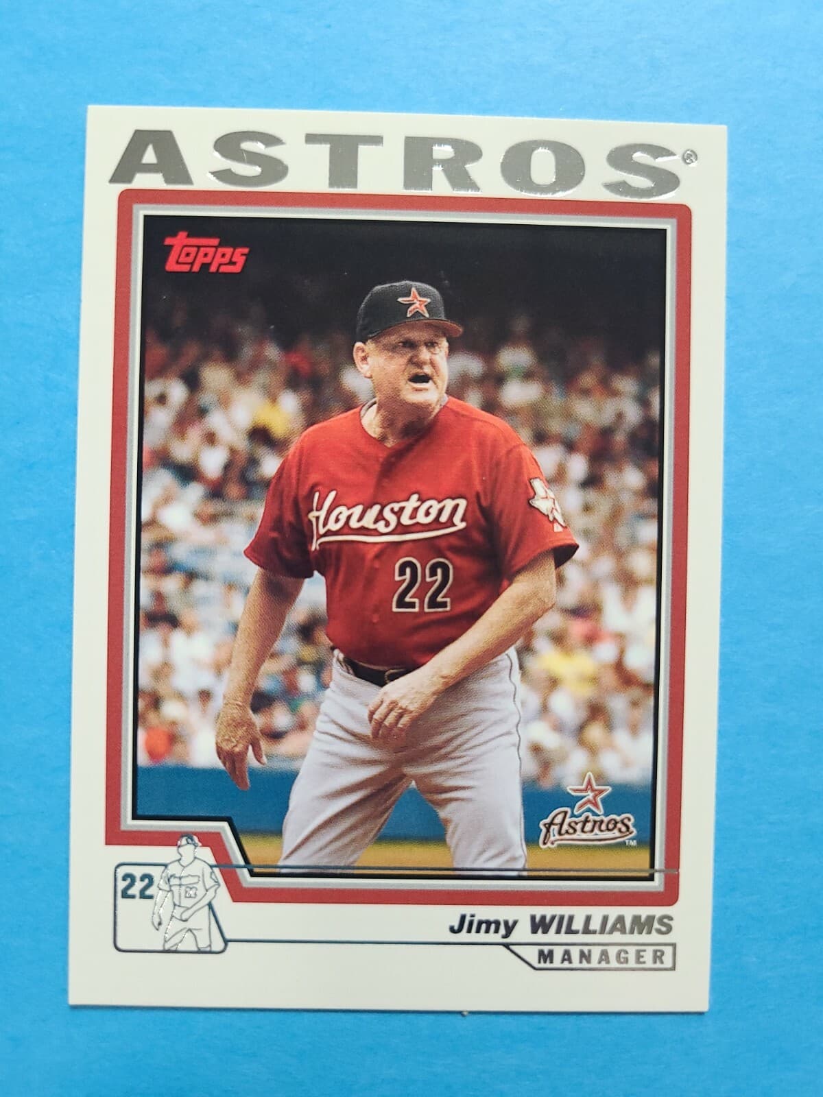JIMY WILLIAMS BASEBALL # 279 F 2004 Topps 2004 Topps