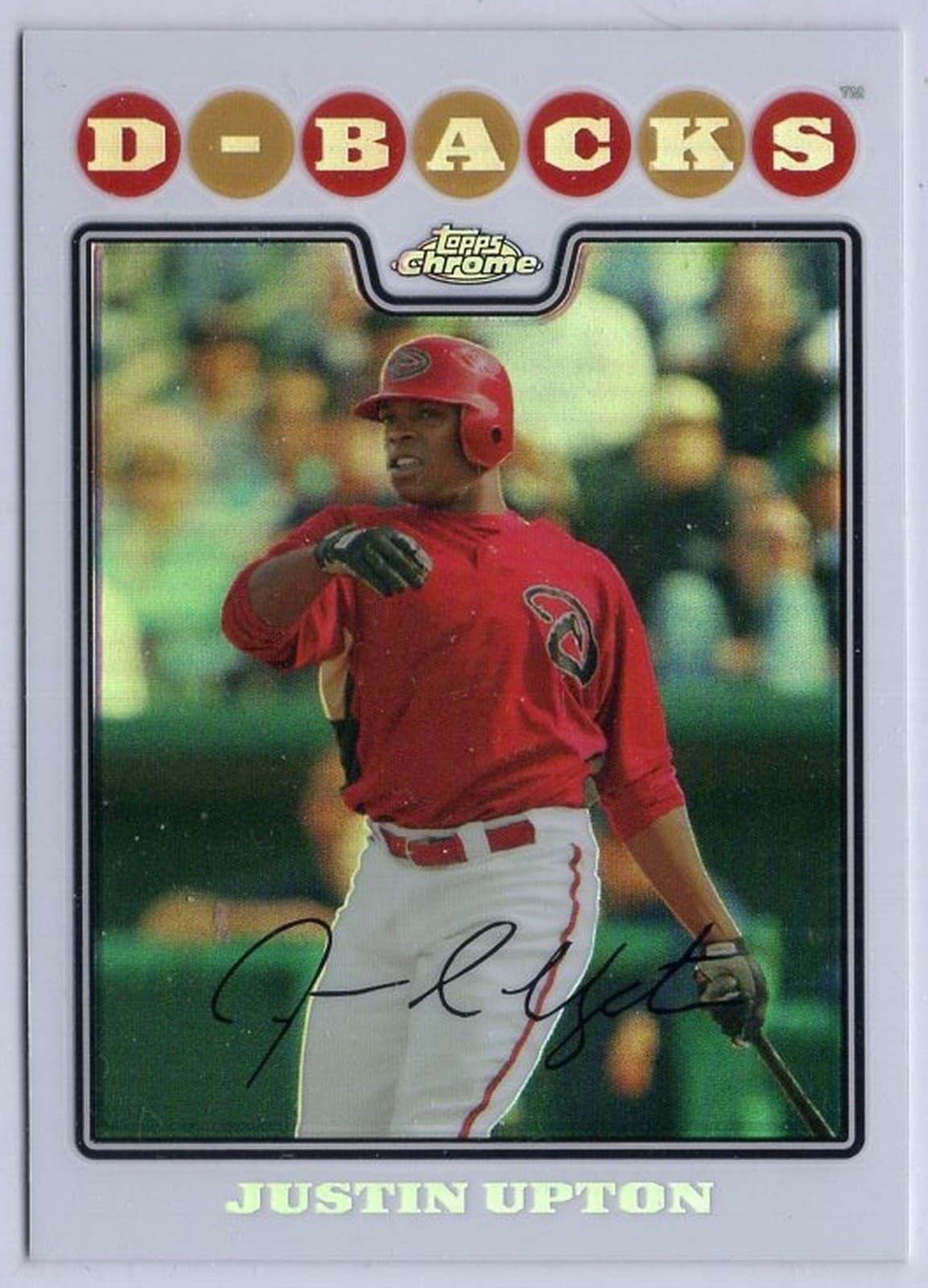 Justin Upton 2008 Topps Chrome