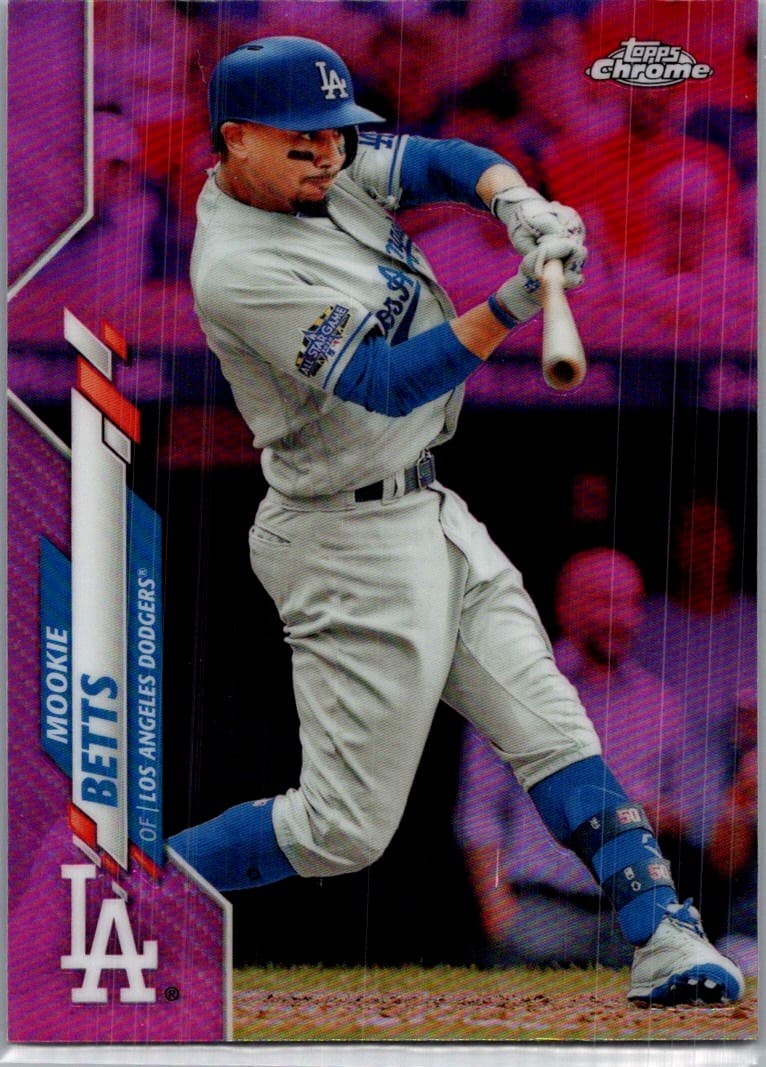 Mookie Betts Pink 2020 Topps Chrome