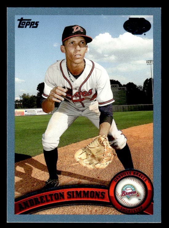 Andrelton Simmons Pro 2011 Topps 2011 Topps blue