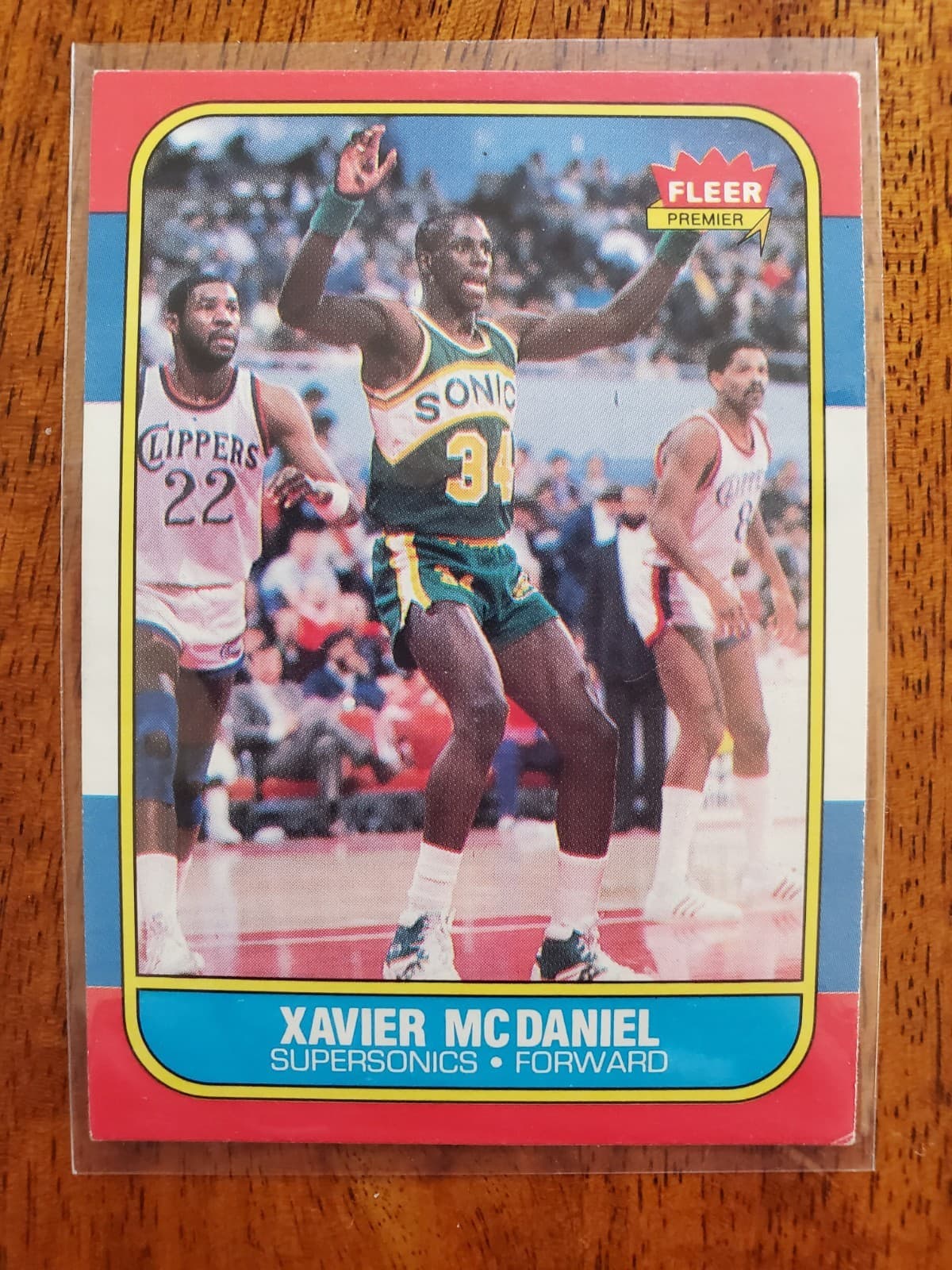 -87 XAVIER MCDANIEL SEATTLE SU 1986 Fleer 1986 Fleer