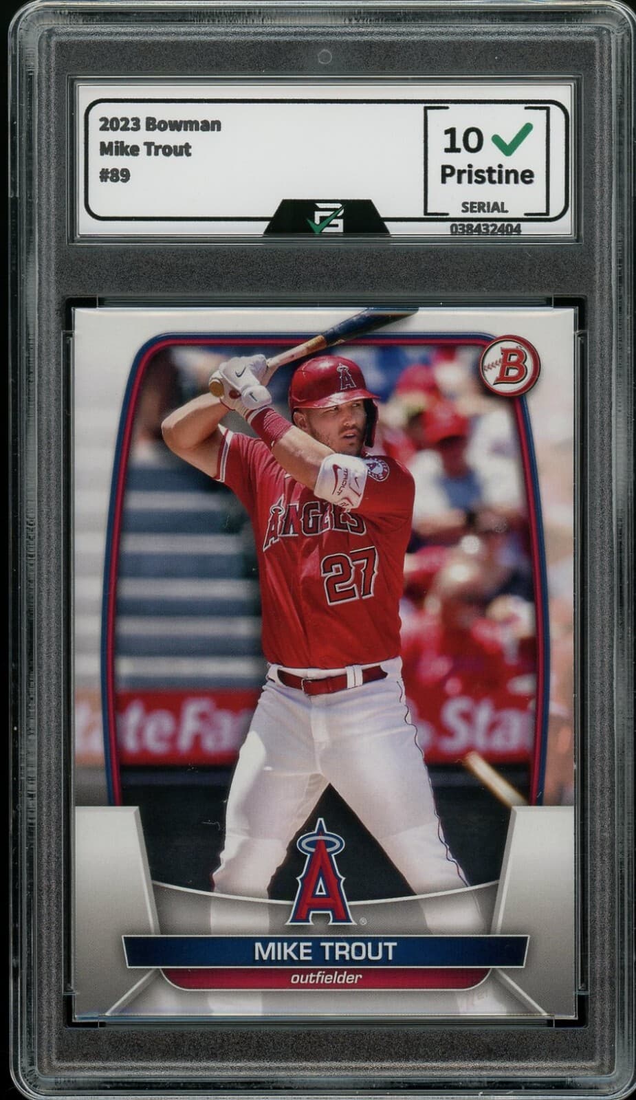 Mike Trout 2023 bowman Bowman