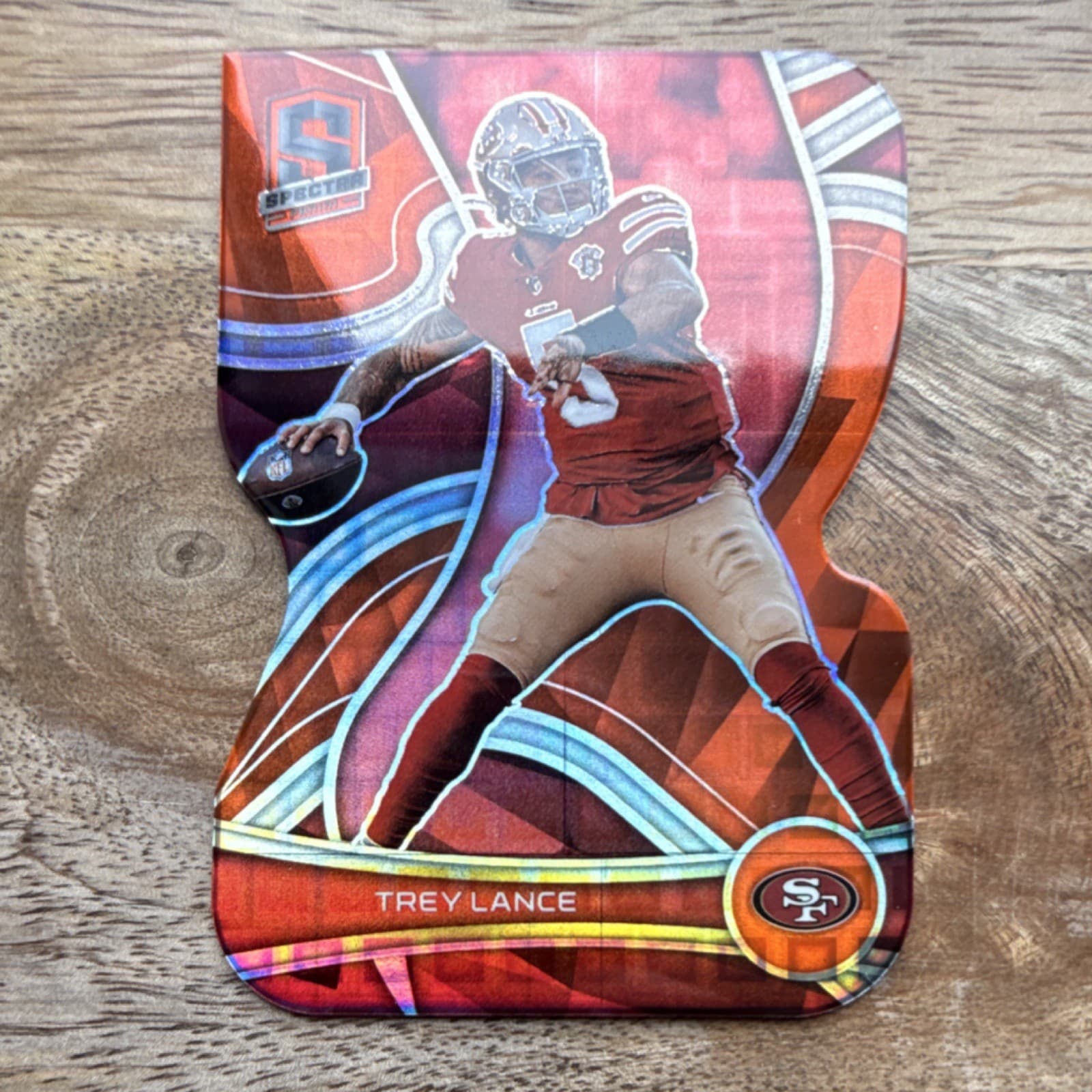 Trey Lance Neon 2022 Panini 2022 Panini neon-orange