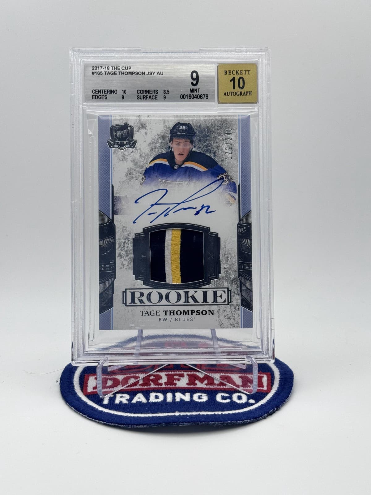 Tage Thompson 2017 upper-deck