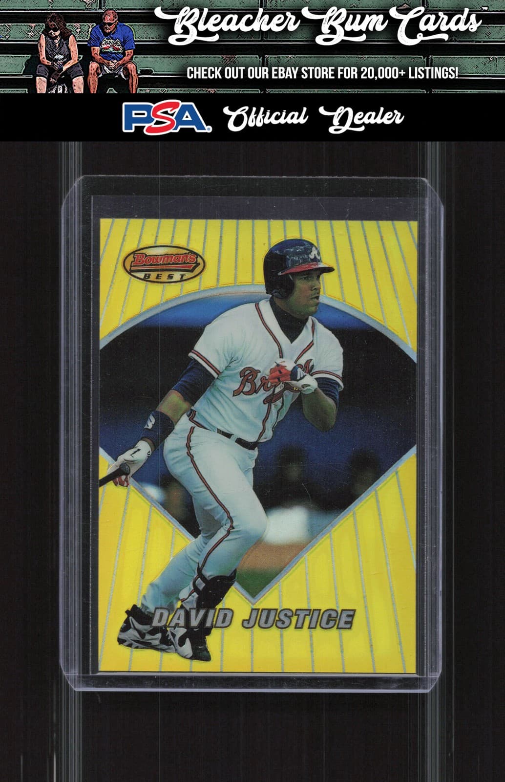 David Justice Refractors 1996 Bowman 1996 Bowman