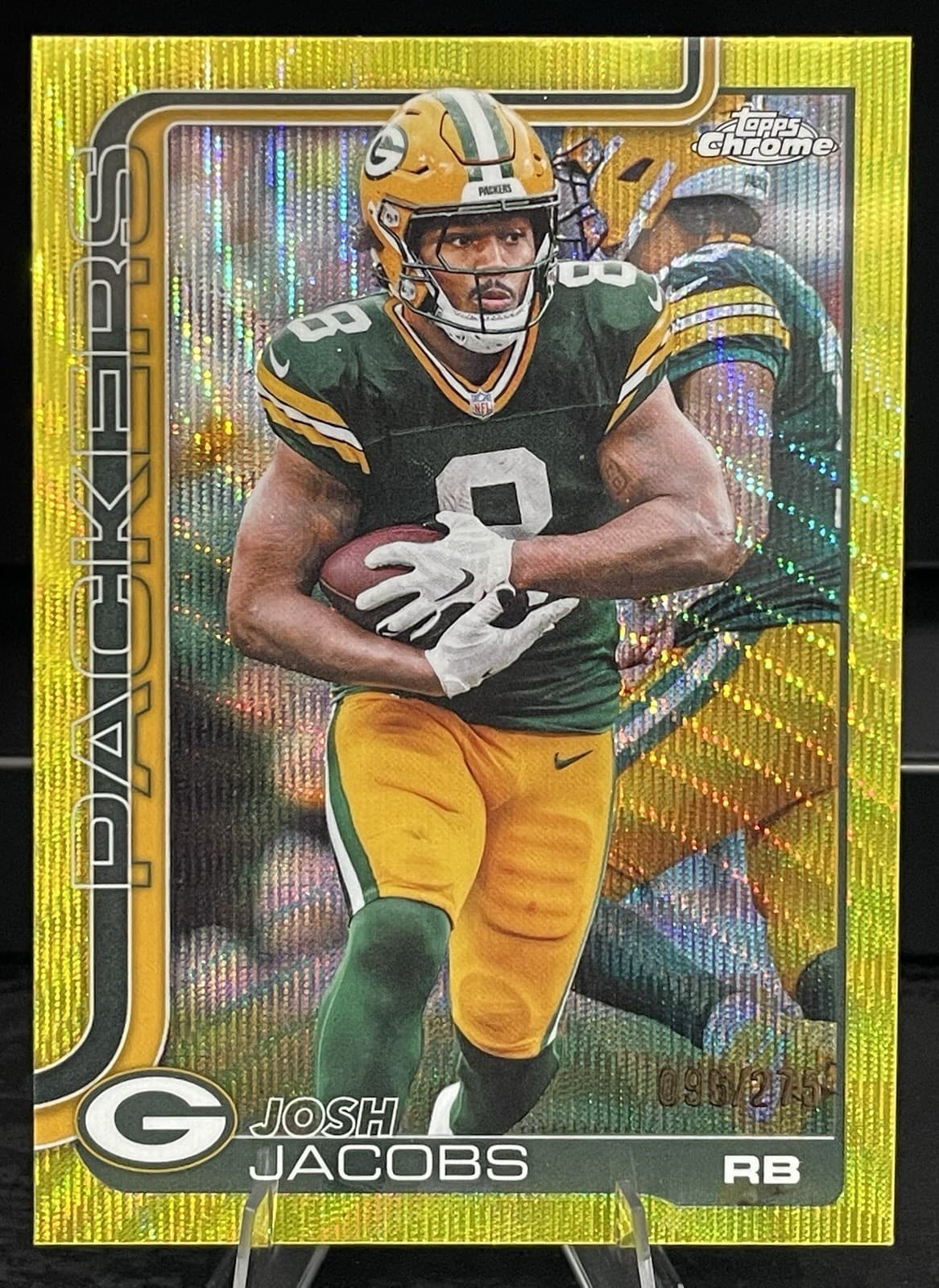 Josh Jacobs 2025 topps Topps Chrome