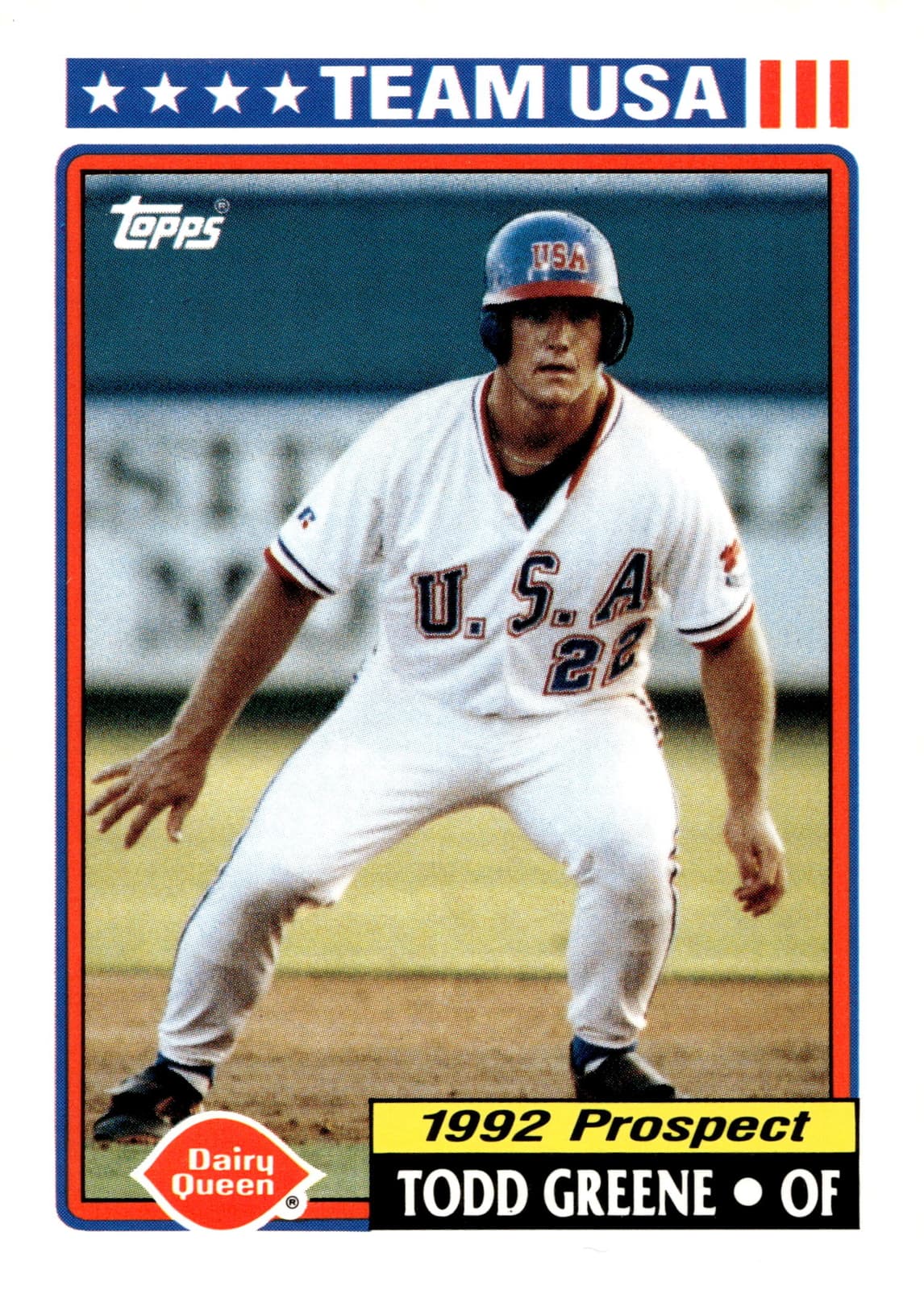 Dairy Queen Team 1992 Topps 1992 Topps