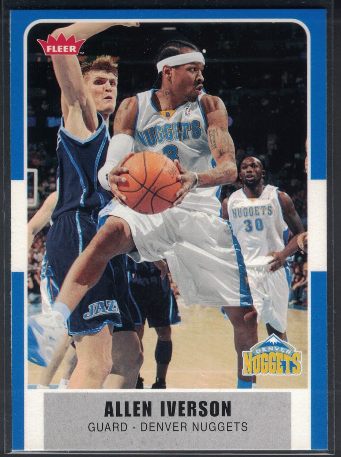 Allen Iverson Denver 2007 Fleer 2007 Fleer