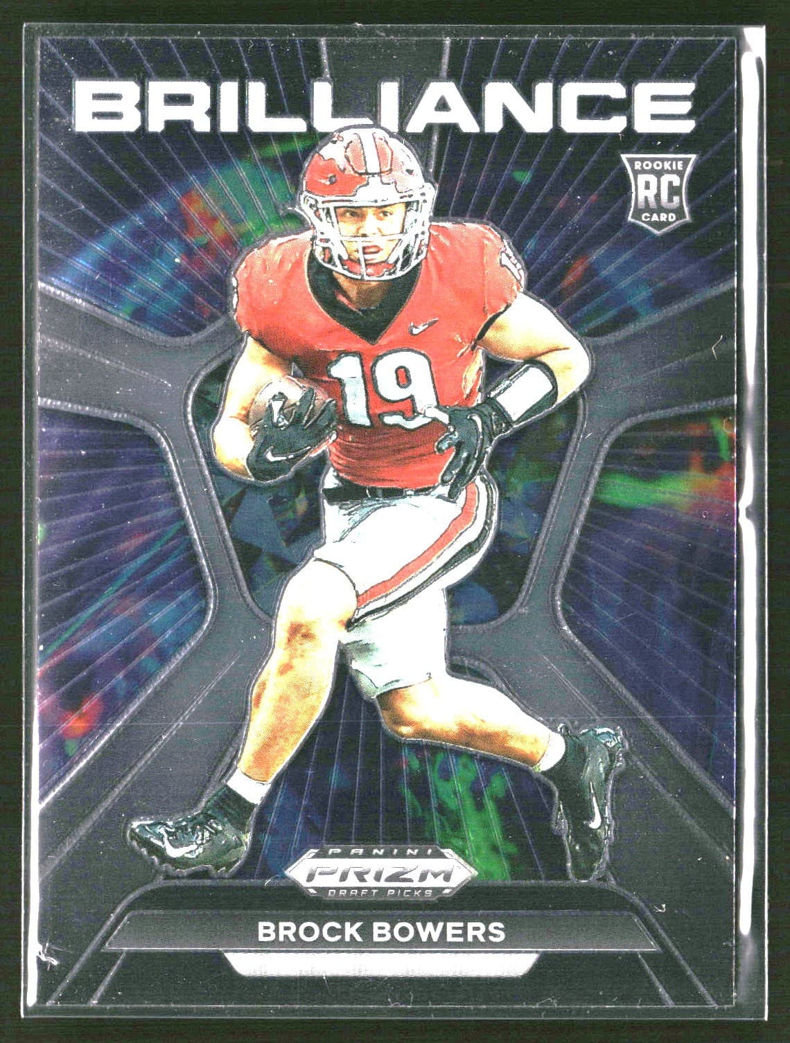 Brock Bowers Draft 2024 Panini Prizm 2024 Panini Prizm