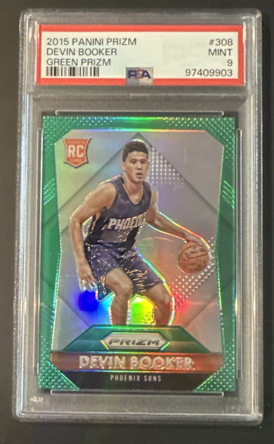 Devin Booker trading card
