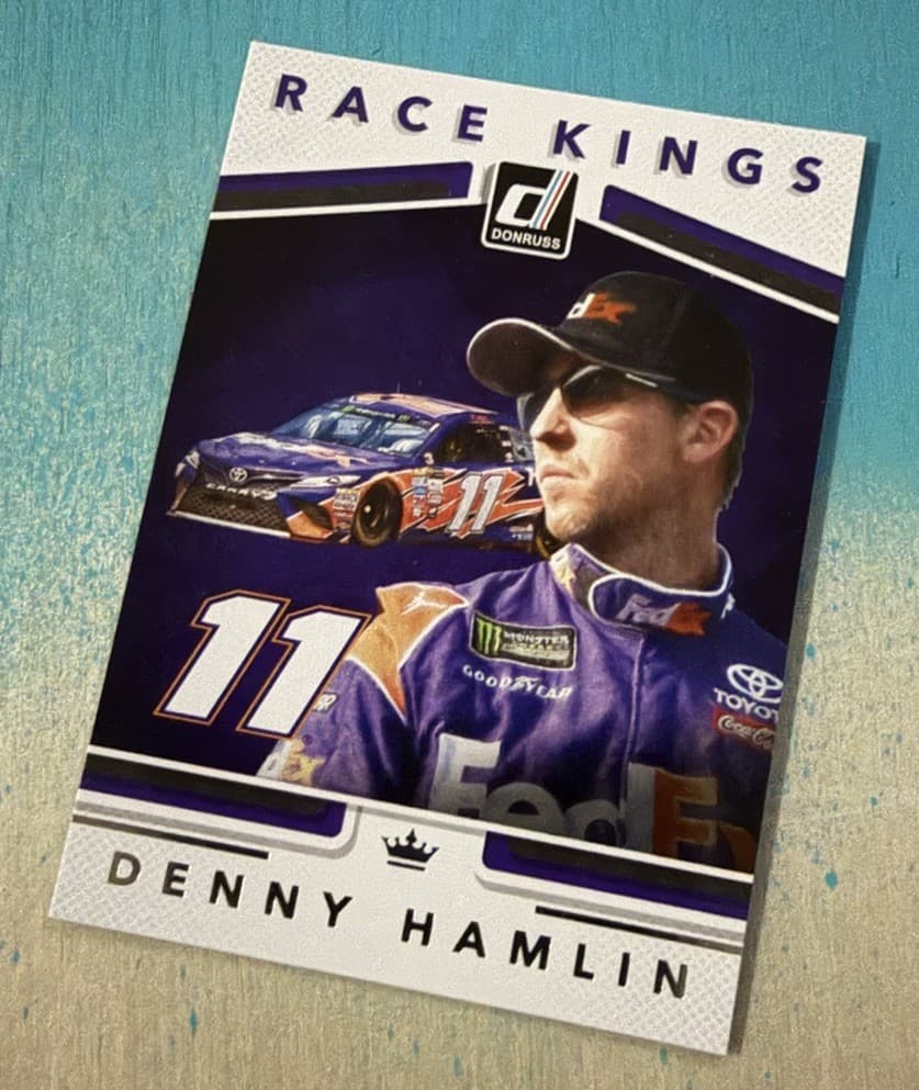 Denny Hamlin Race 2018 Panini