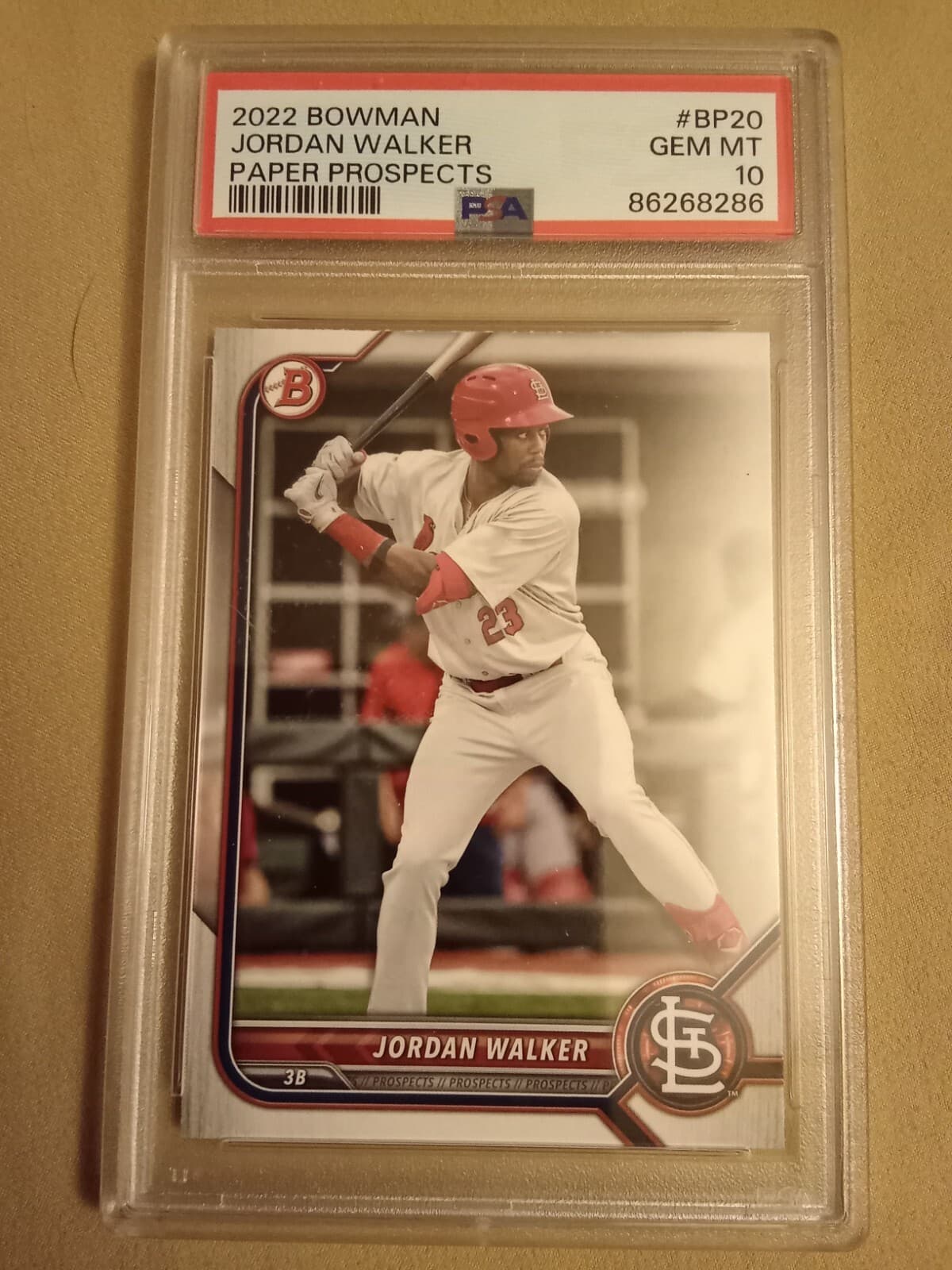 Prospects Jordan Walker 2022 Bowman 2022 Bowman