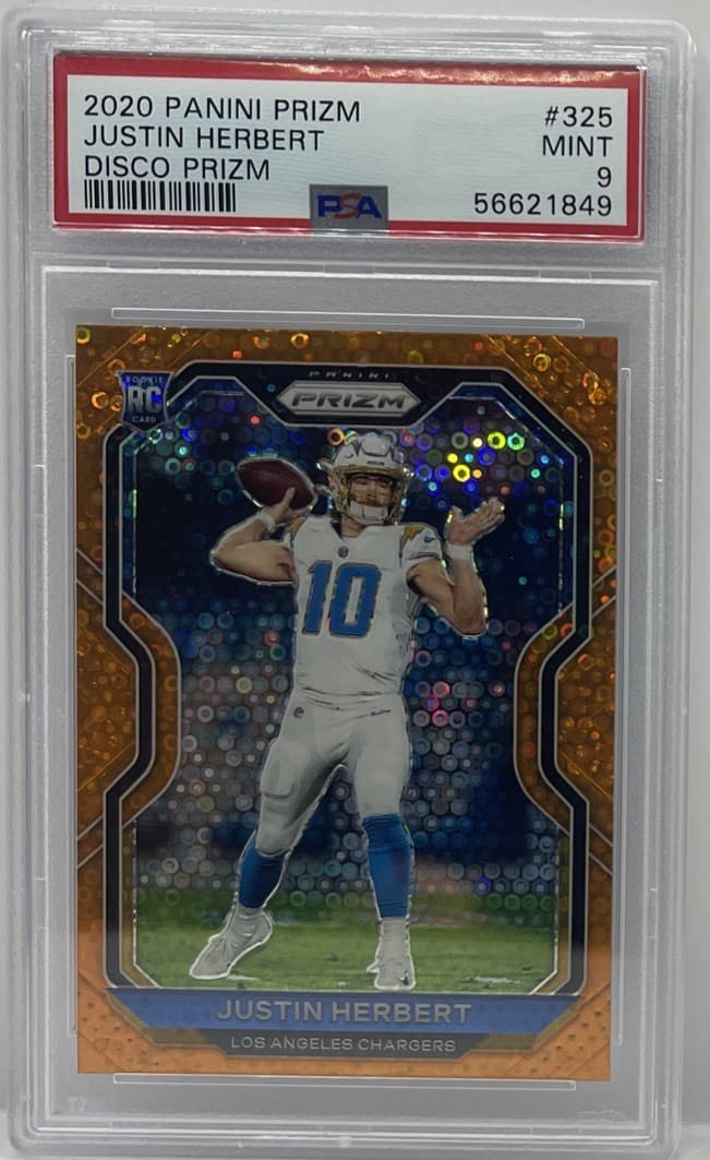 GREEN JUSTIN HERBERT 2020 Panini Prizm 2020 Panini Prizm