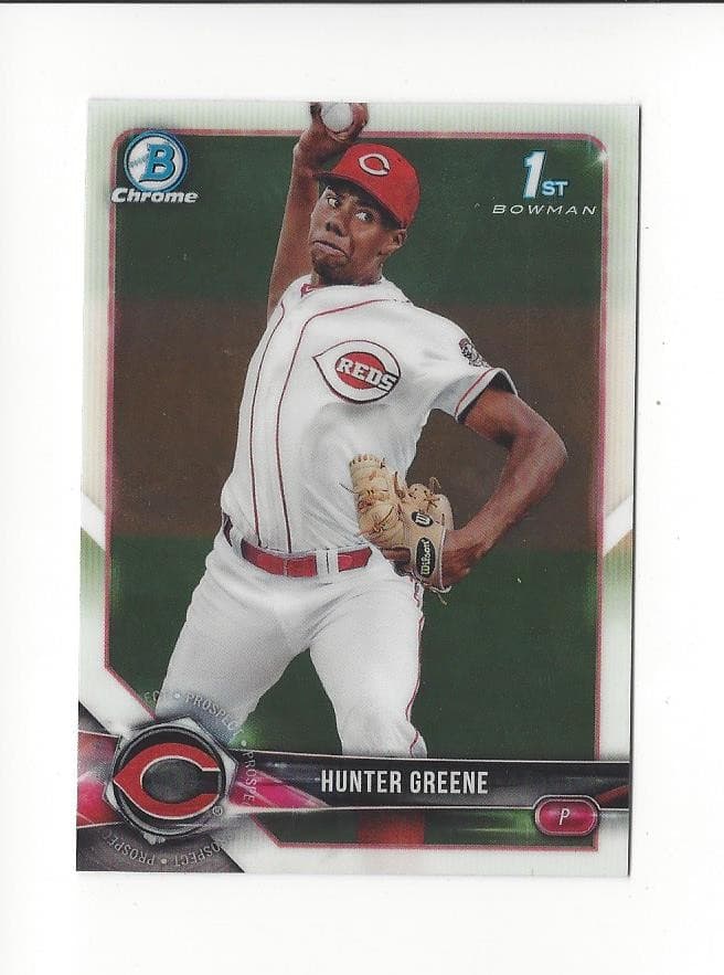 Prospects Hunter Greene 2018 Bowman Chrome 2018 Bowman Chrome